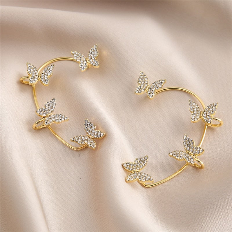 Butterfly Ear Clips