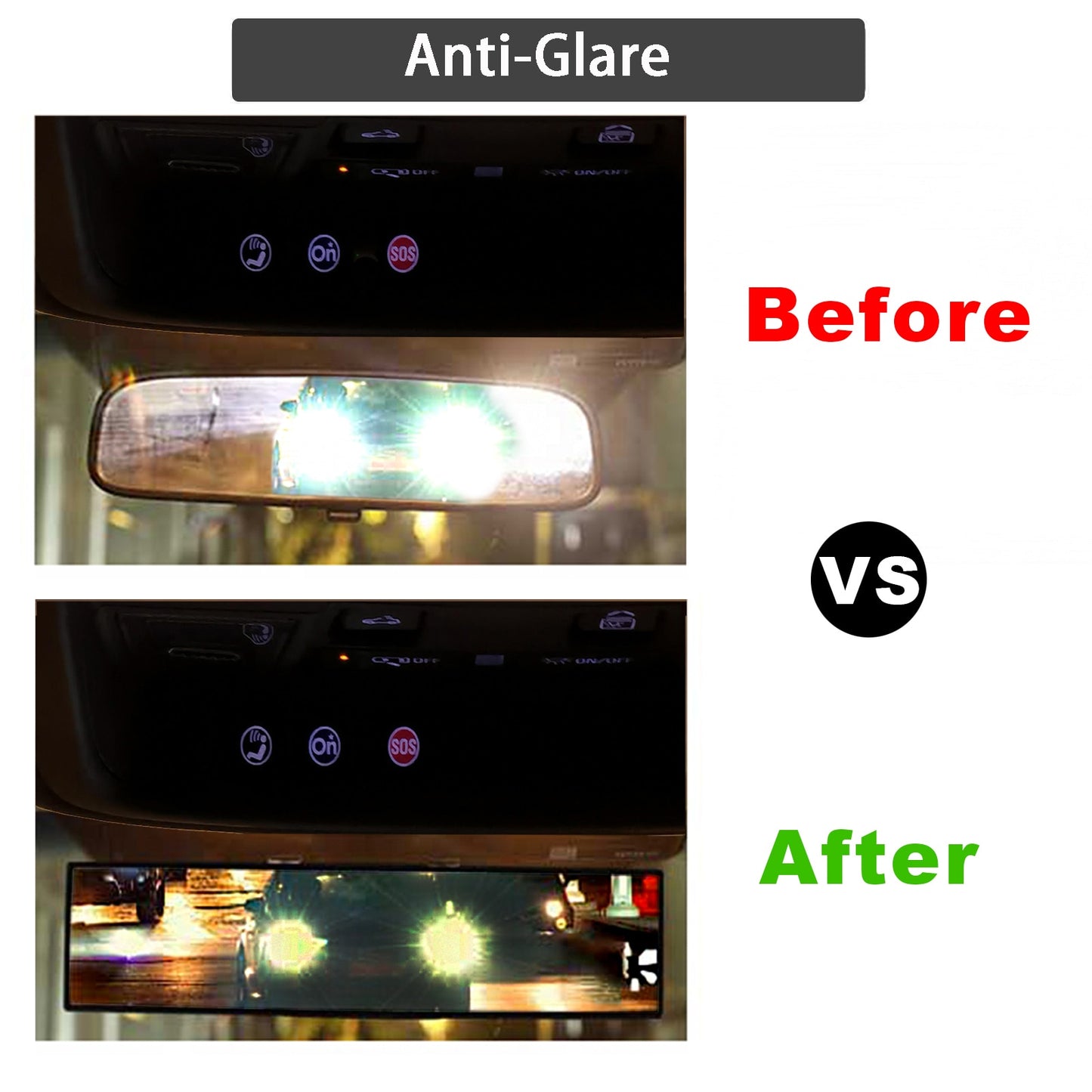 Panoramic Wide Angle Car Rear View Mirror