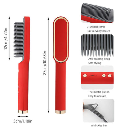Ceramic Hair Straightener Brush