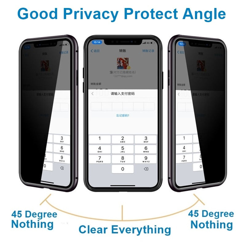 Privacy Screen Protector Magnetic Case