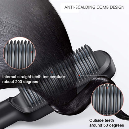 Ceramic Hair Straightener Brush